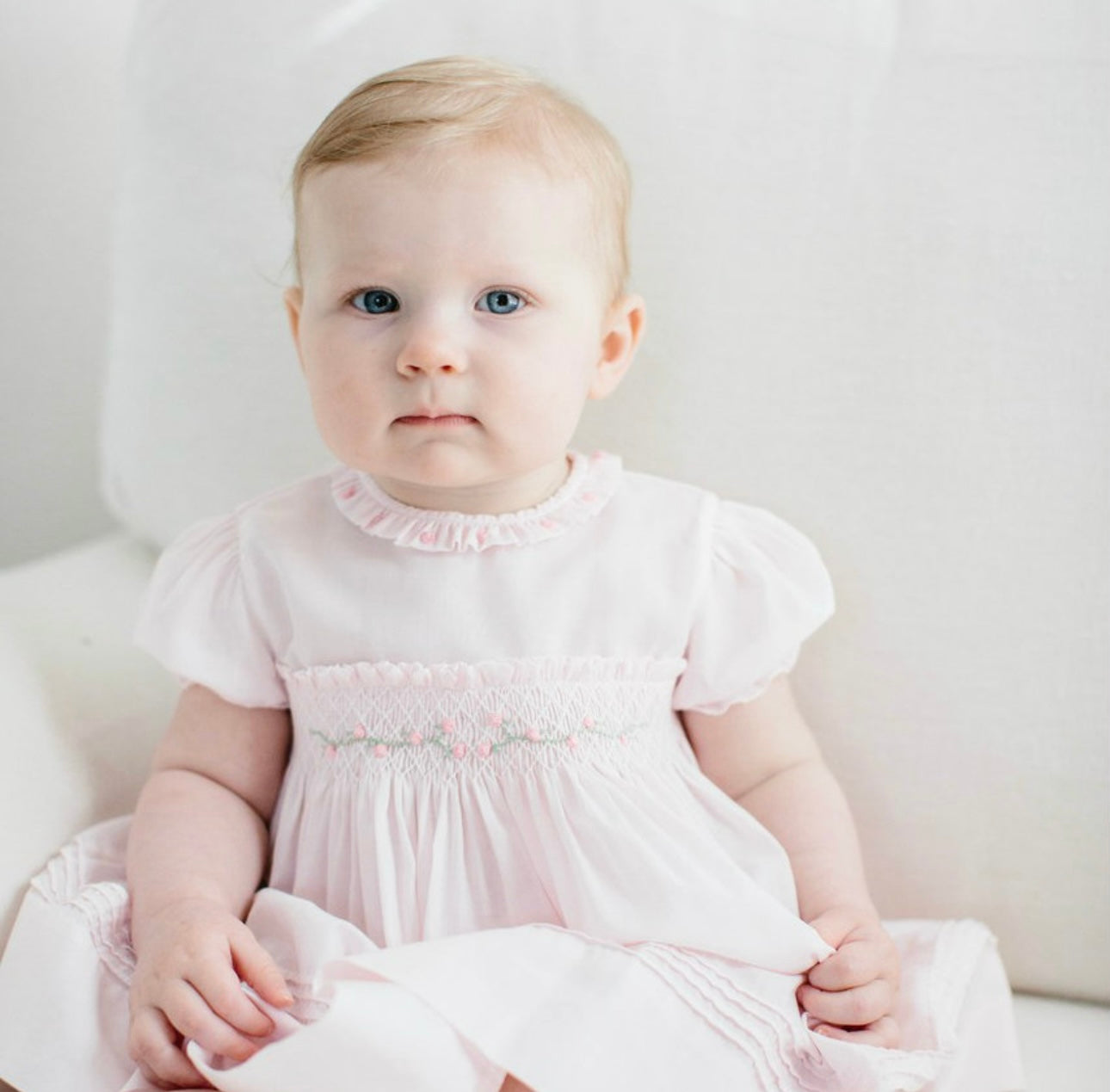Rose Garden Smocked Dress