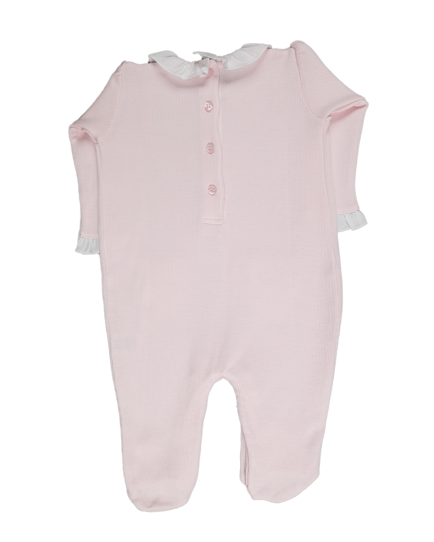 Pink Ballerina Jacquard Pima Cotton Jumpsuit