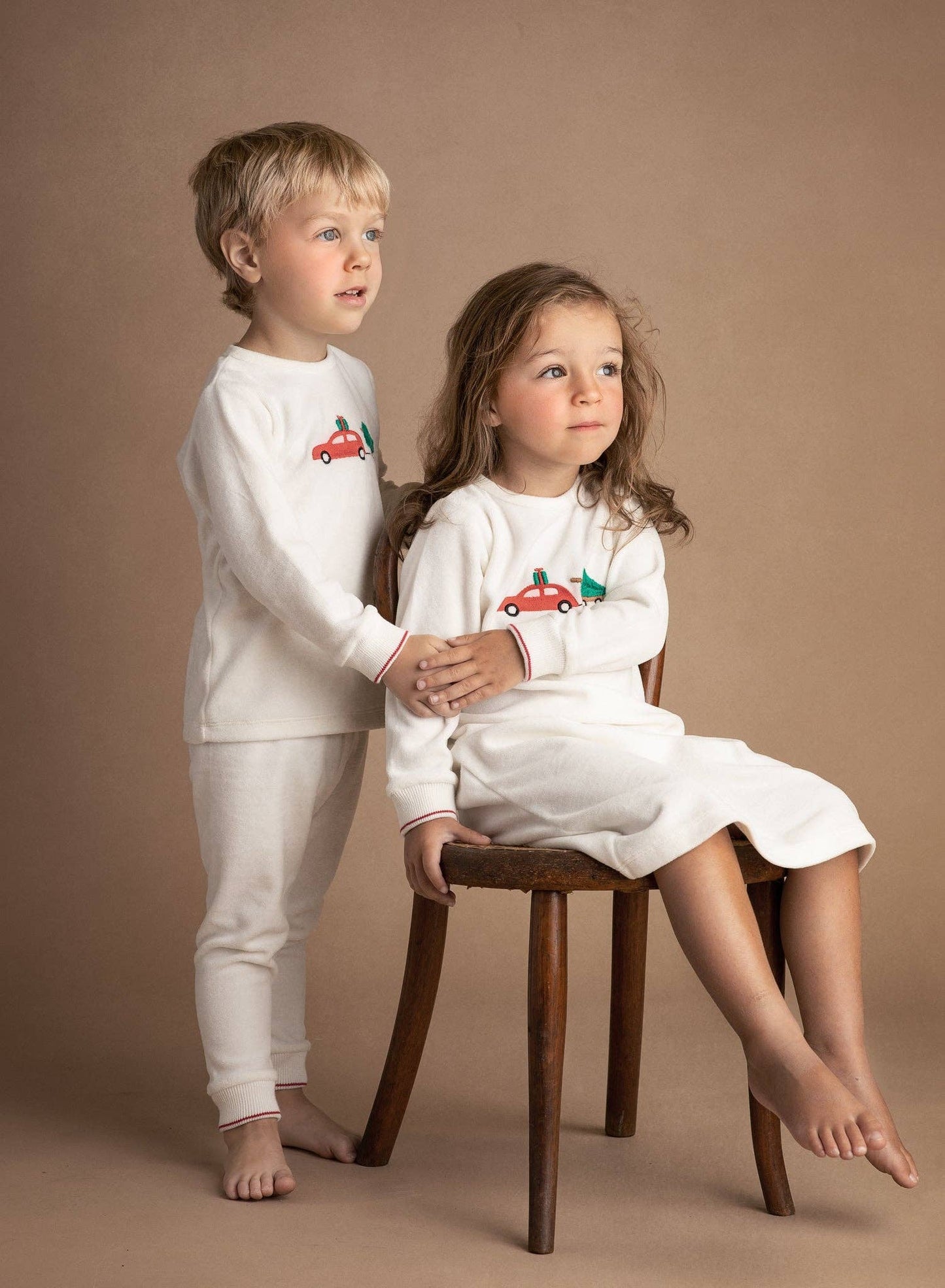 Toddler Boys Velour Holiday Set