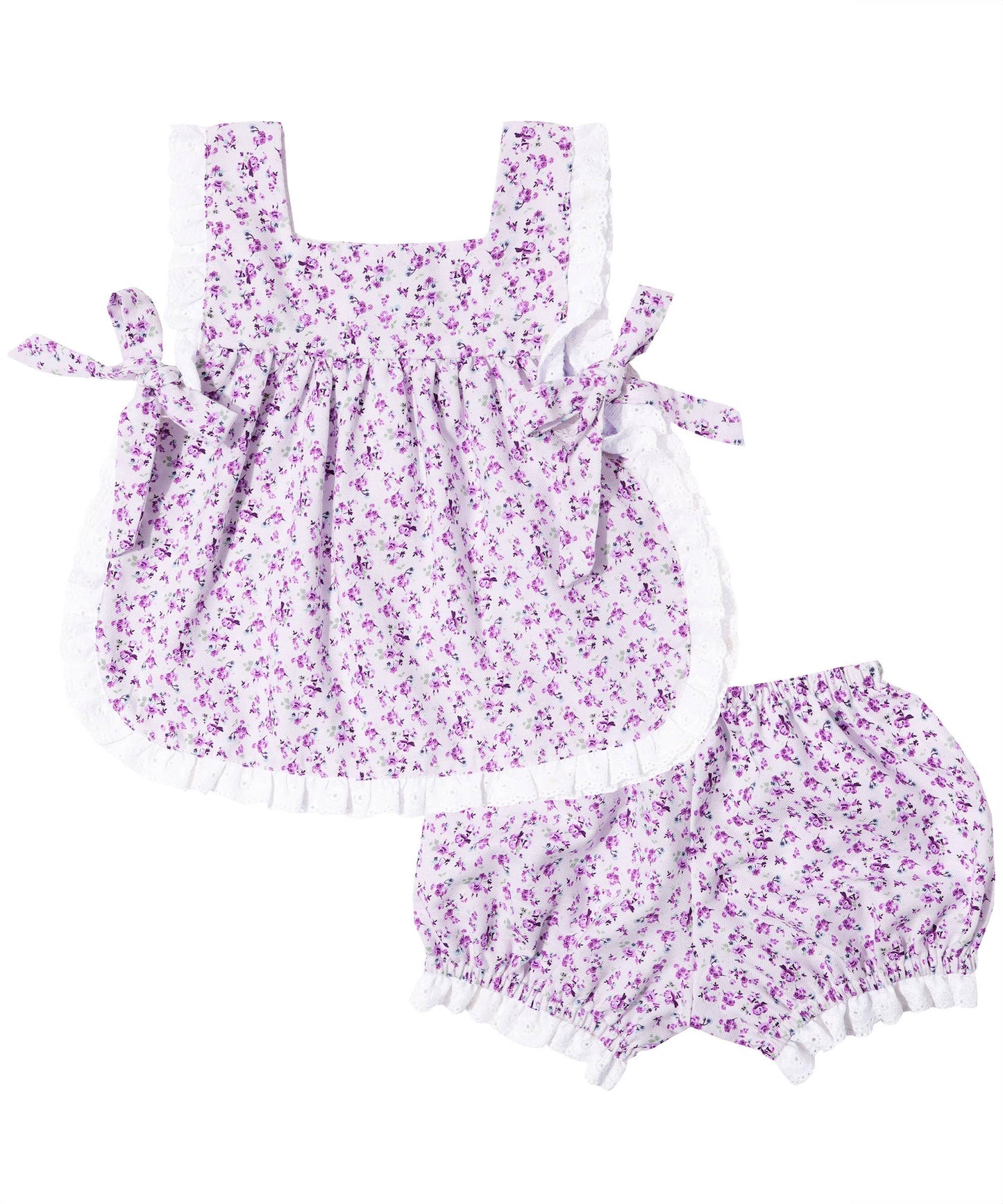 Purple Apron Top And Bloomers