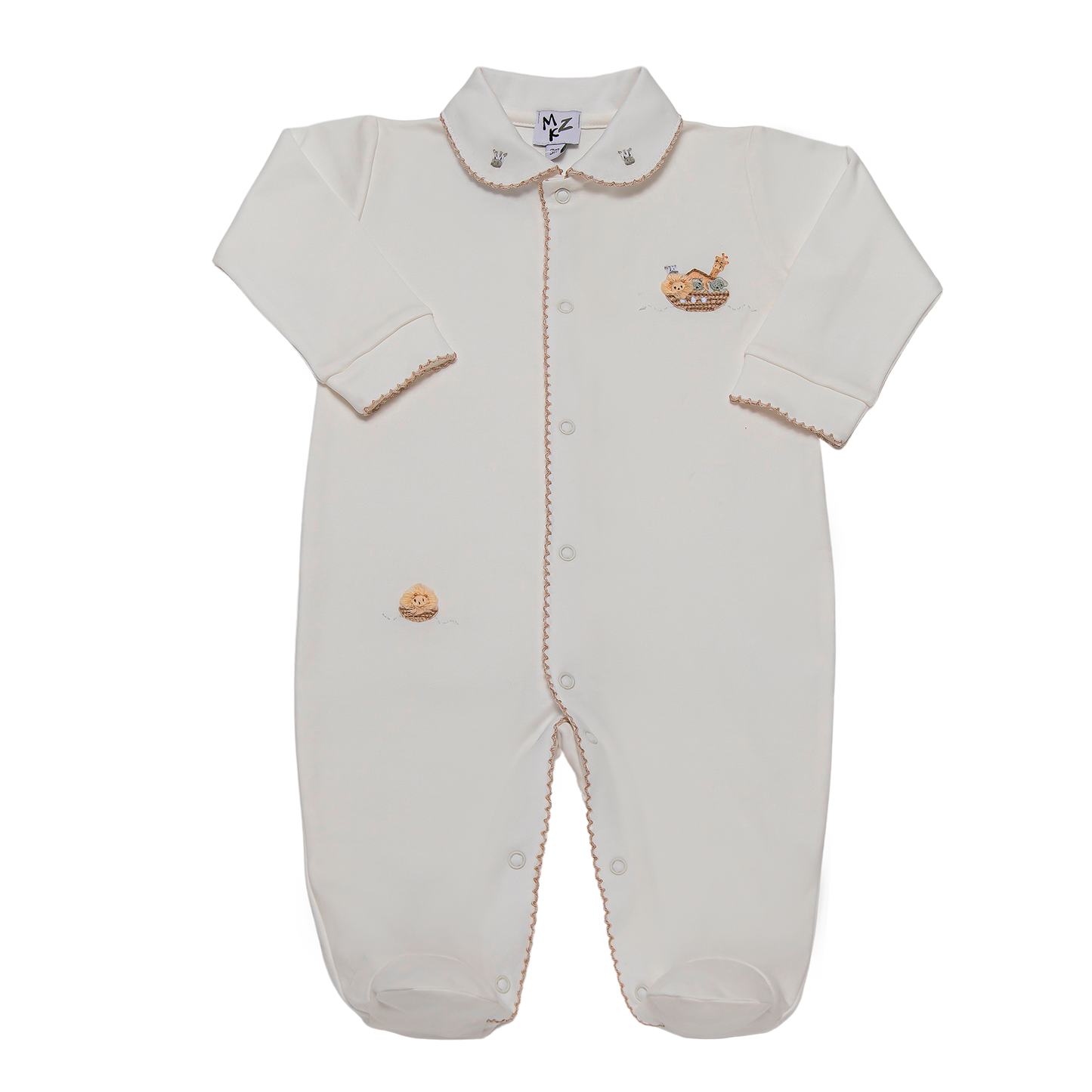 Baby Animal Friends Pima Footie