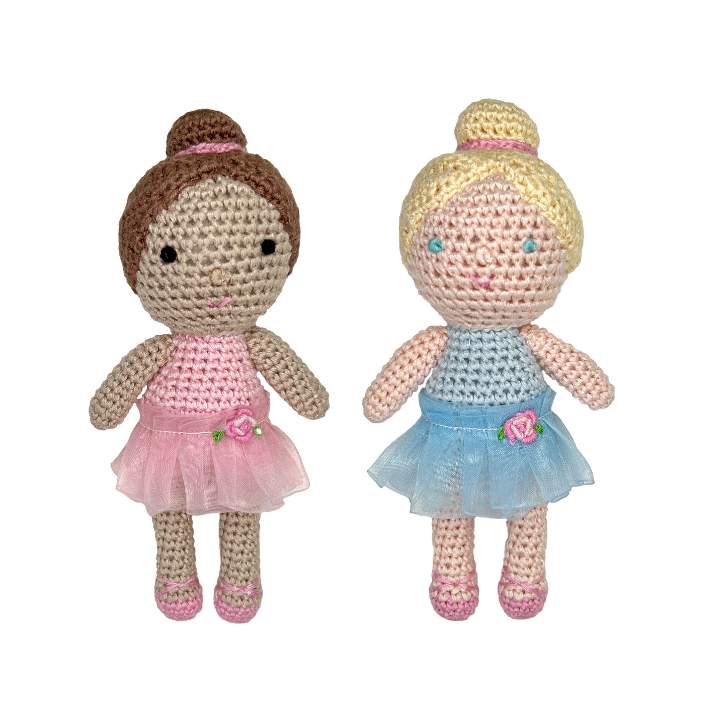 Ballerina Bamboo Crochet Rattle