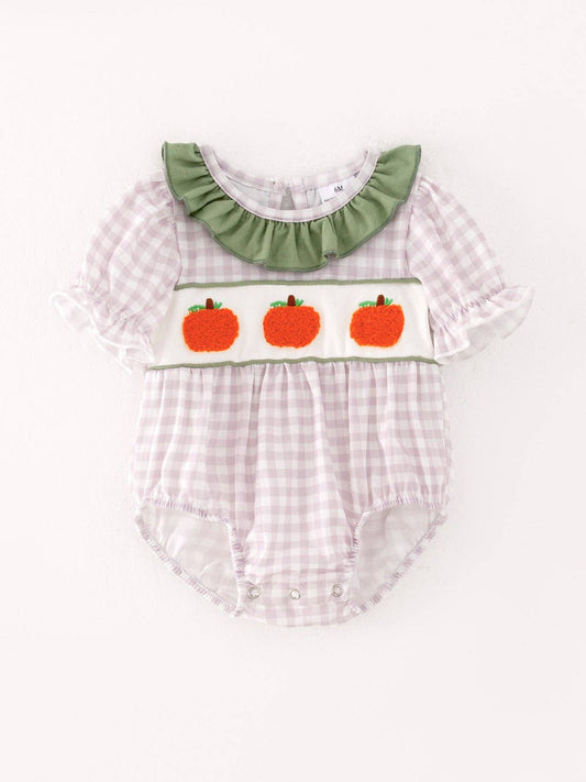 Halloween Girls Pumpkin Romper