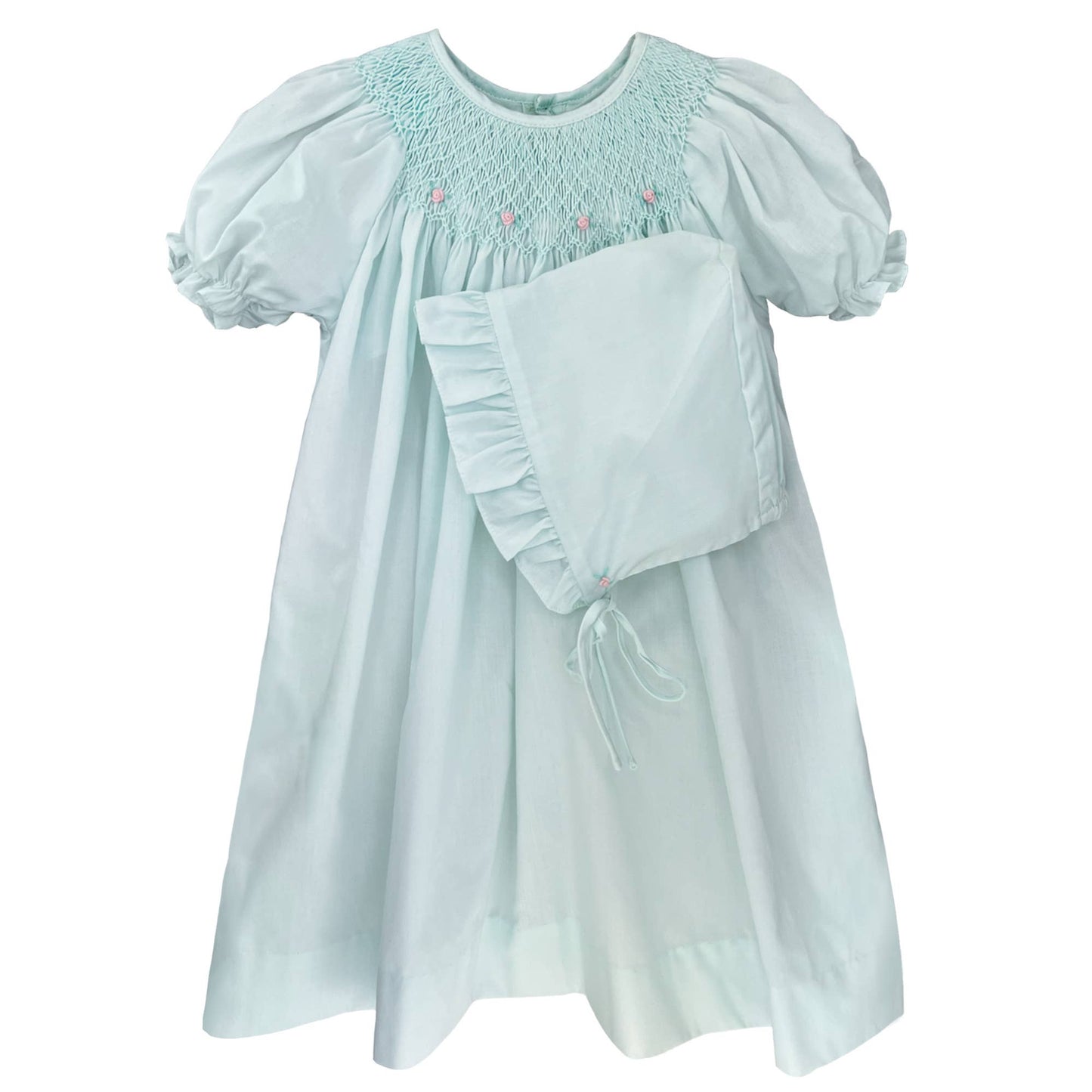 Smocked Daygown with Embroidery