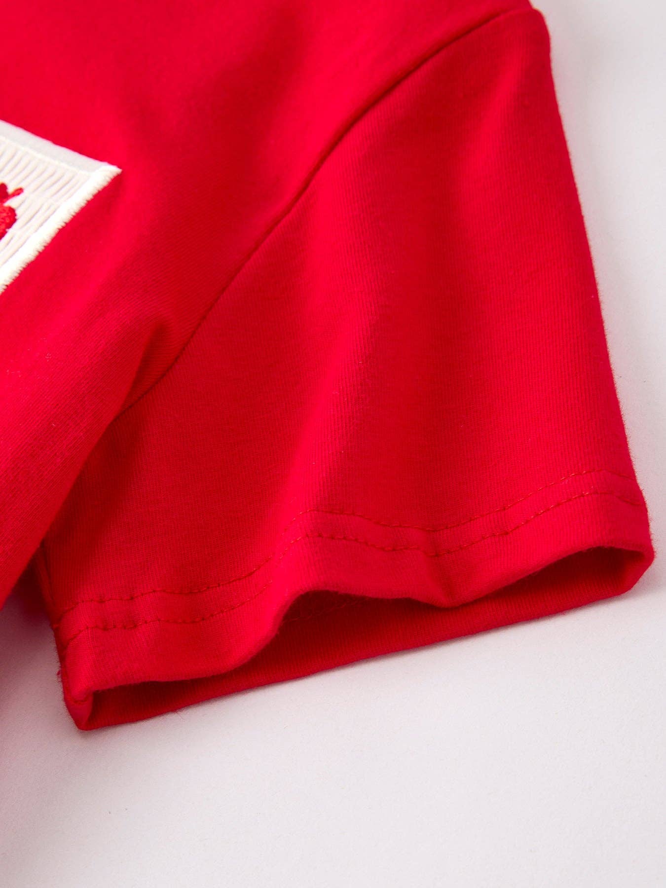 Boys Back to School Apple Smock Embroidered Plaid Set