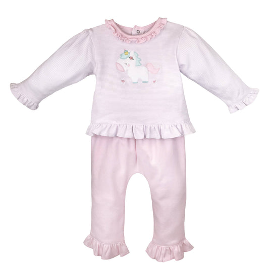 Knit Unicorn Top & Legging Set