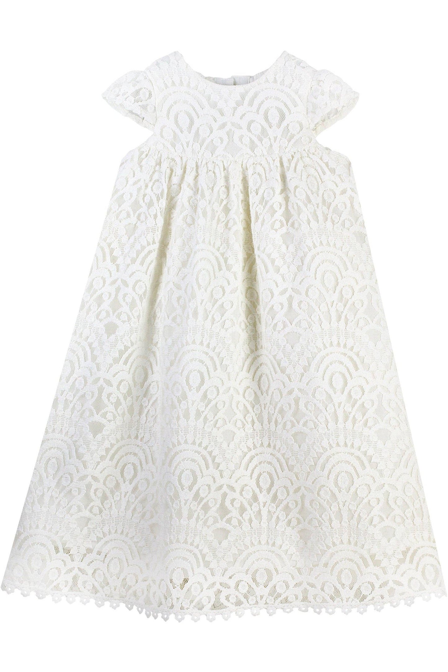 Christening Lace Gown, Bonnet & Bib