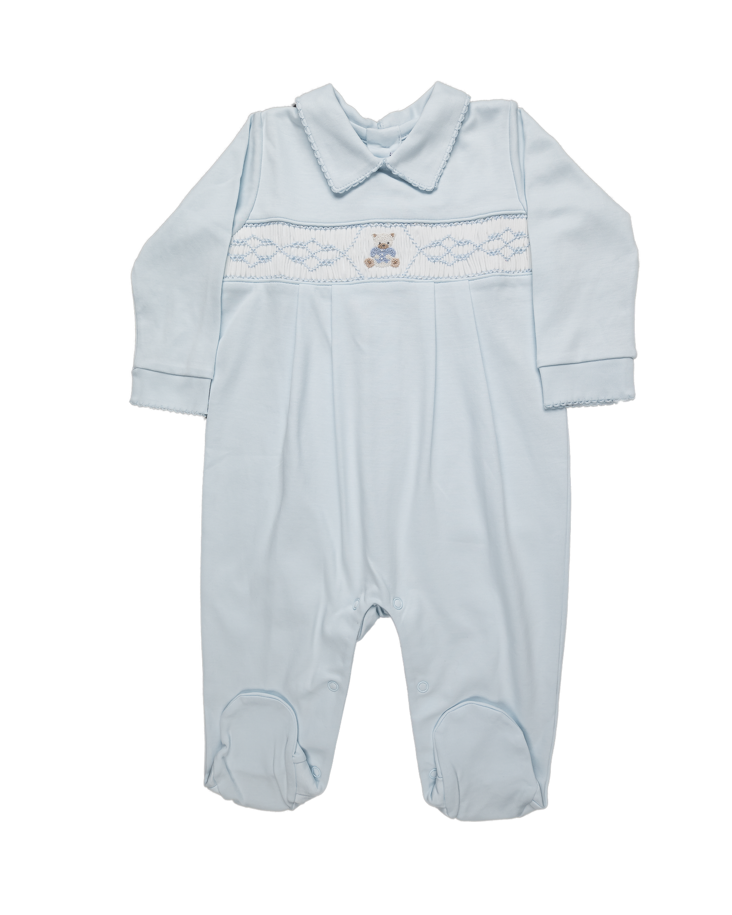 Baby Boy Sweet Bear Pima Footie