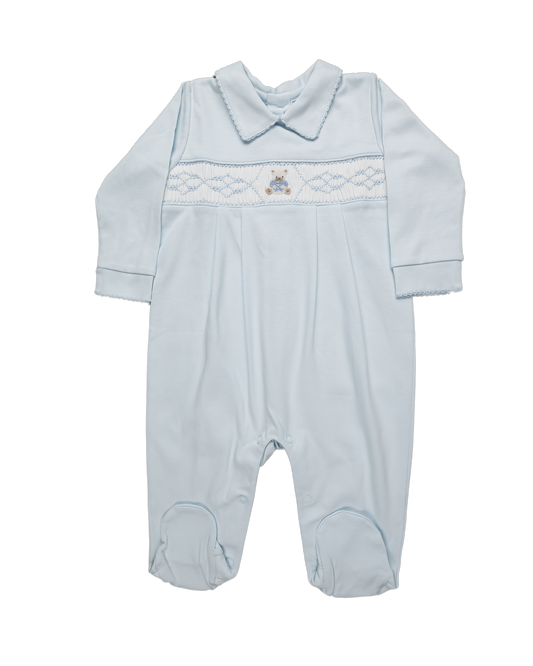 Baby Boy Sweet Bear Pima Footie