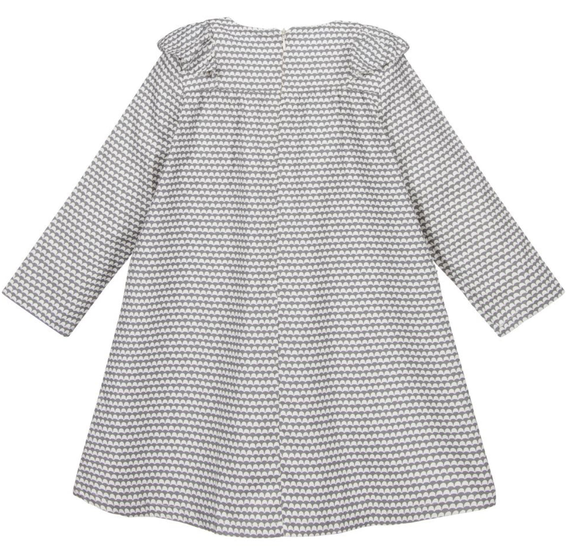 Girls Grey Viscose Dress