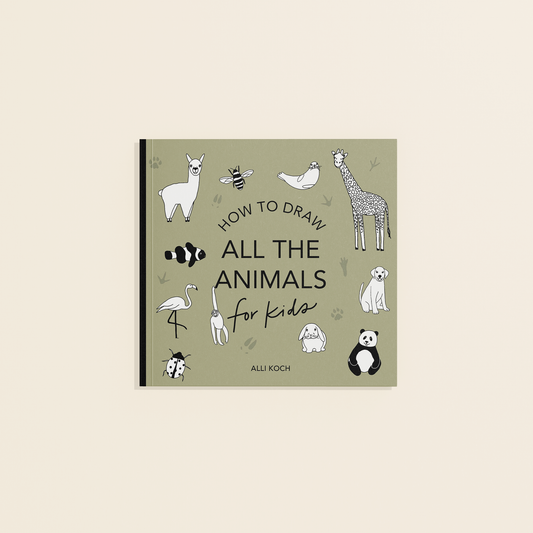 All The Animals: A How to Draw Travel Size Art Book for Kids