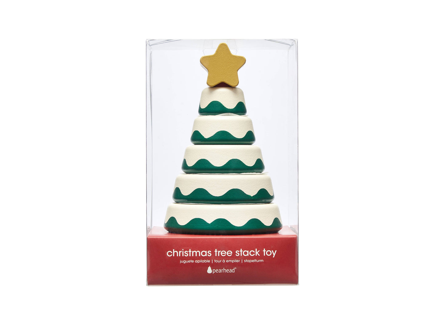 Christmas Tree Stacking Toy, Baby Toddlers Montessori Gift