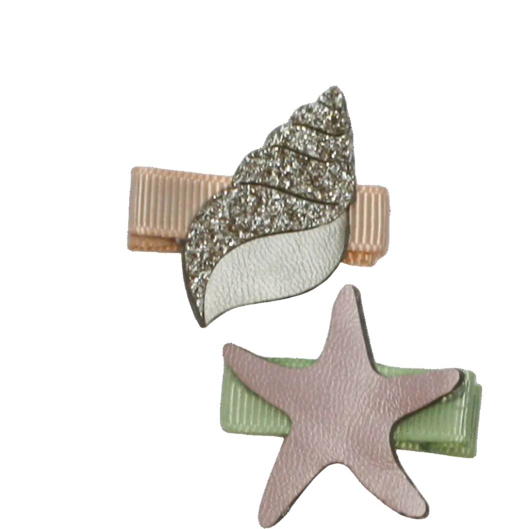 Beach Metallic Clip Set