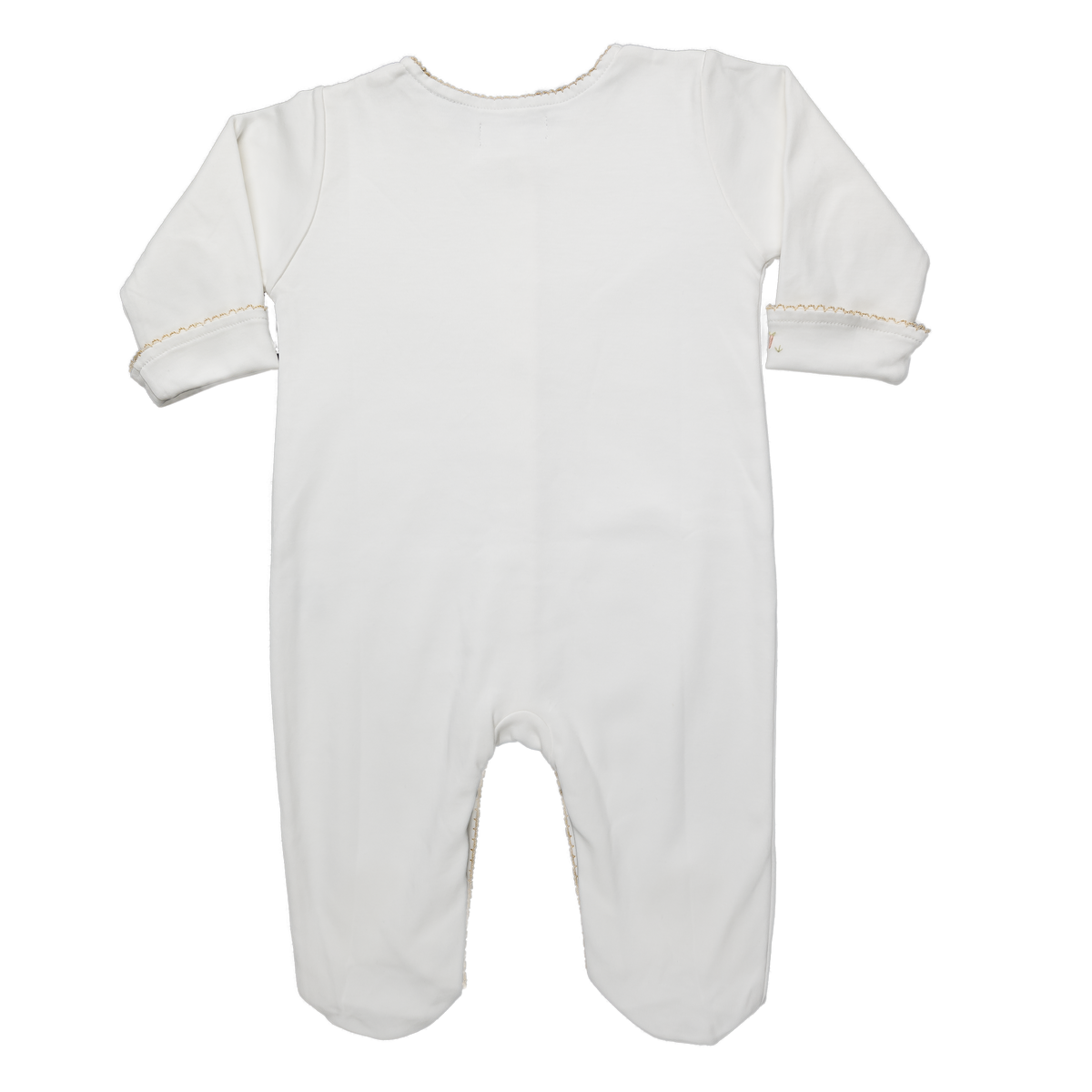 Baby Giraffe Cream Pima Cotton Footie