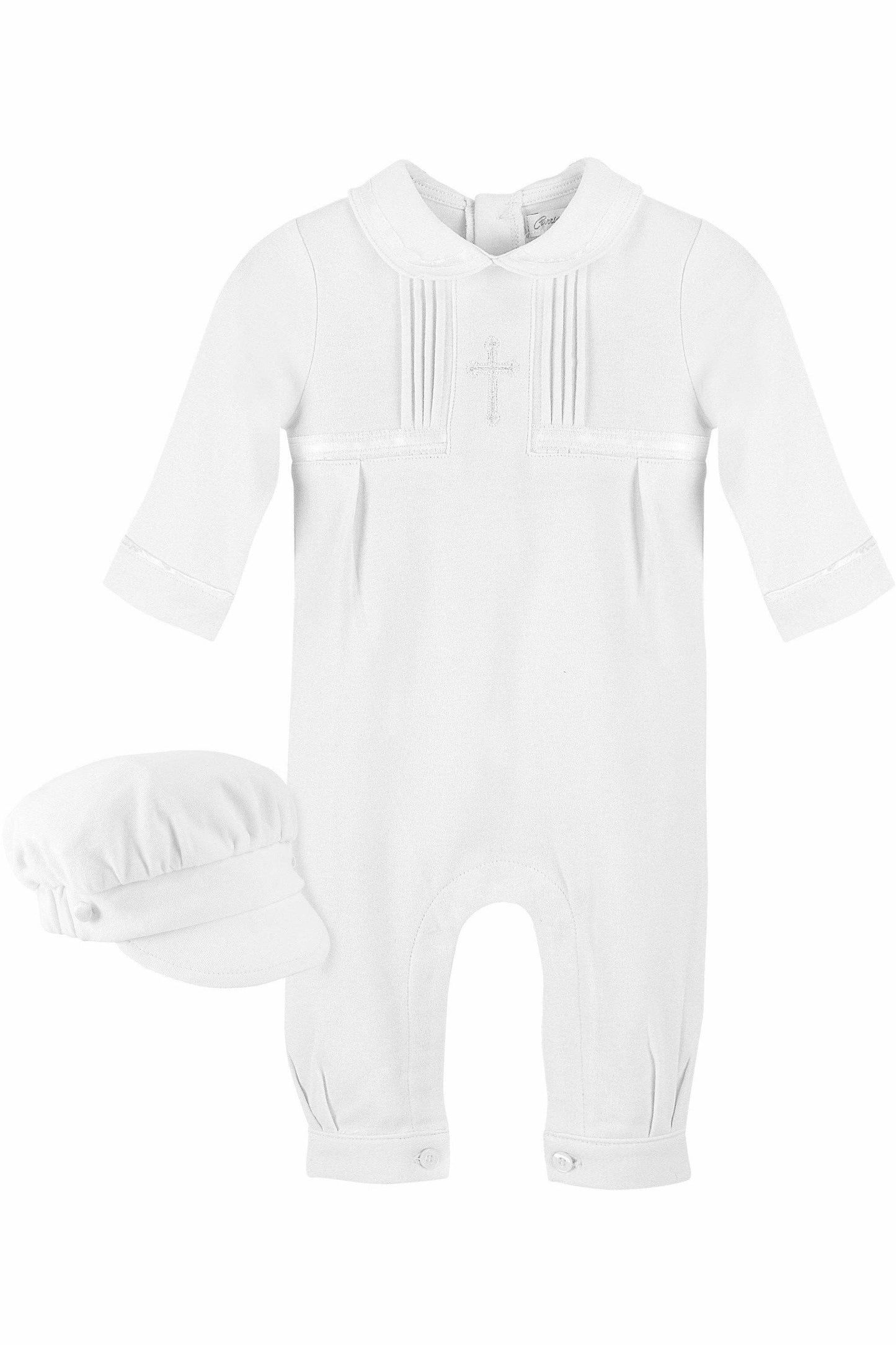 Carriage Boutique Baby Boy Elegant Christening Outfit with H