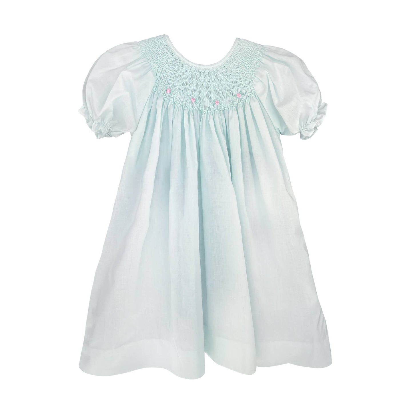 Smocked Daygown with Embroidery