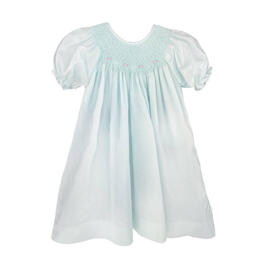 Smocked Daygown with Embroidery