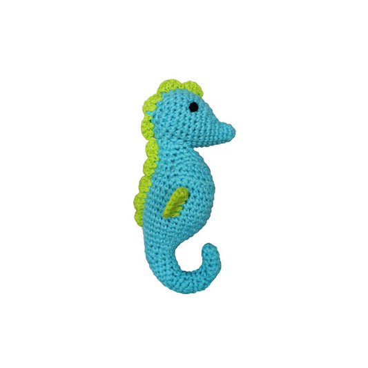 Seahorse Hand-Crochet Rattles