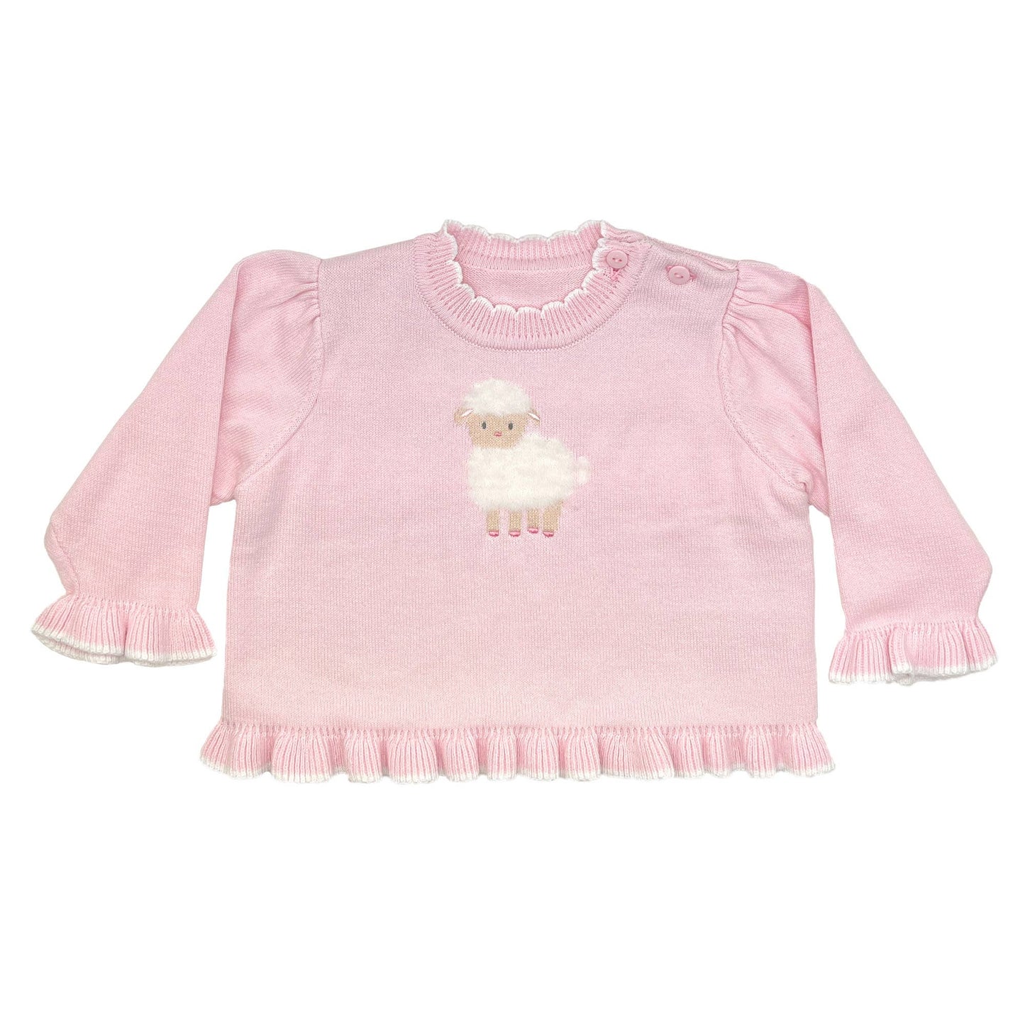Fuzzy Lamb Lightweight Knit Sweater