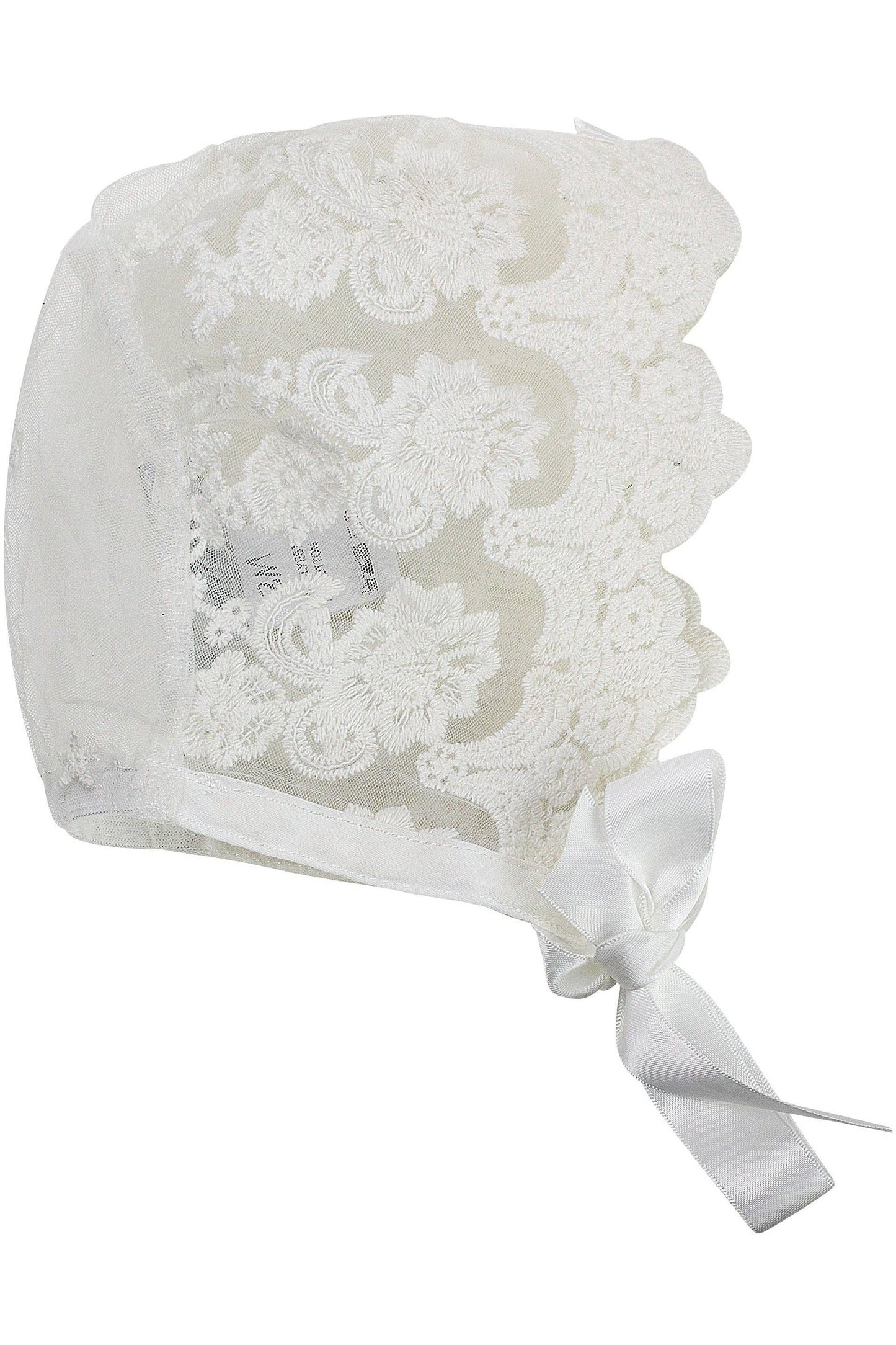 Baby Girl Lace Christening Gown & Bonnet