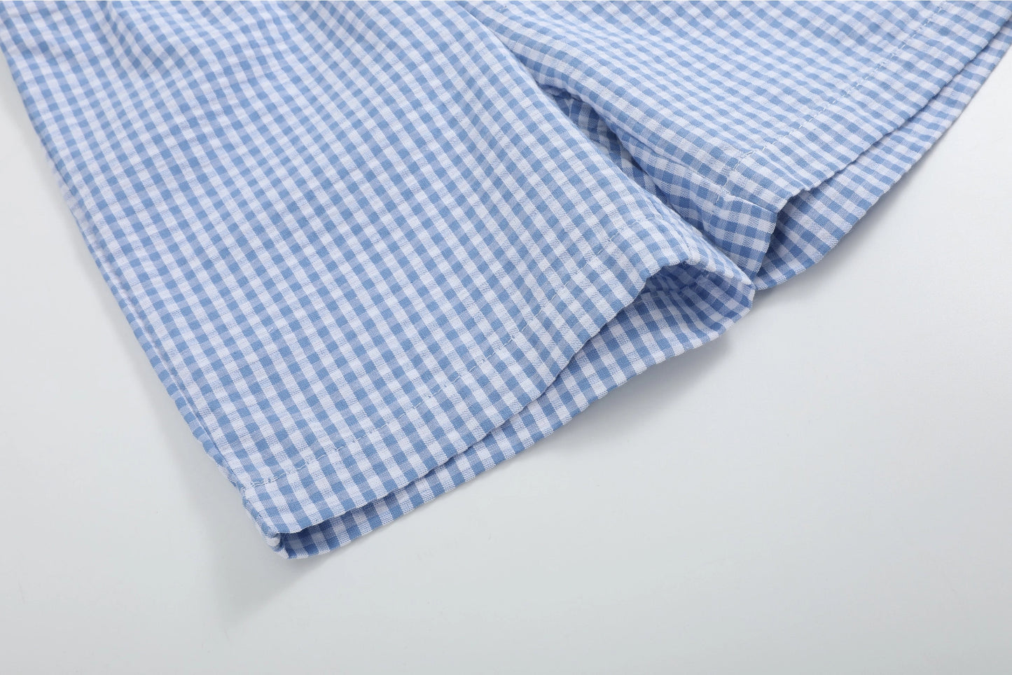 Blue Gingham Crawfish Set