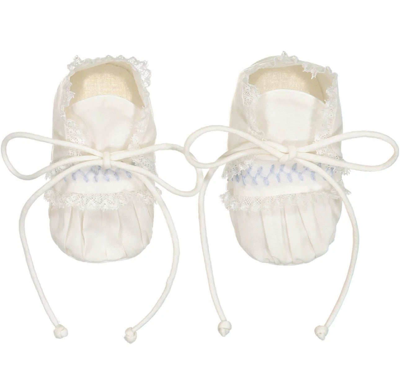 Vintage Girls Ivory Booties