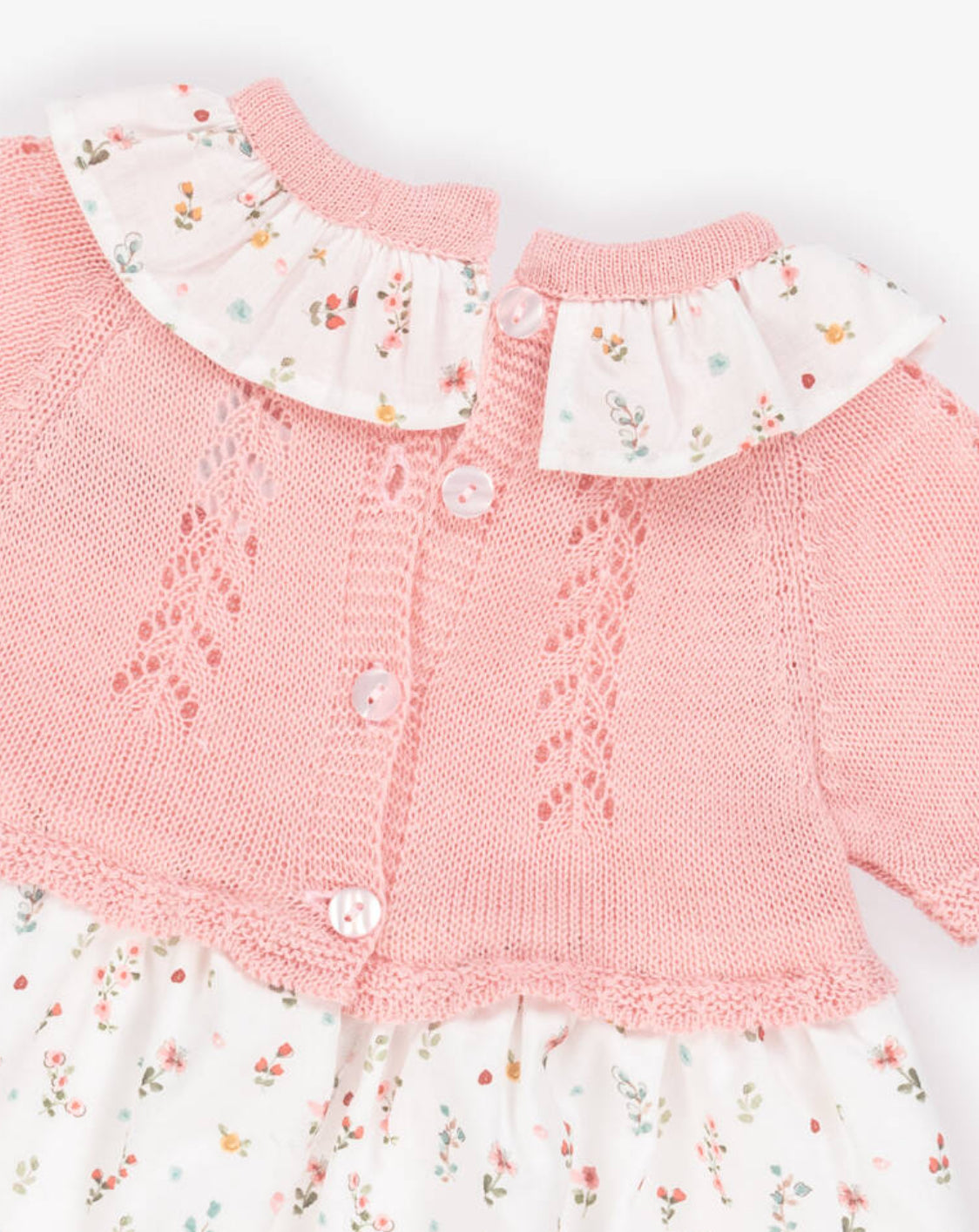 Pink Floral Cotton Dress