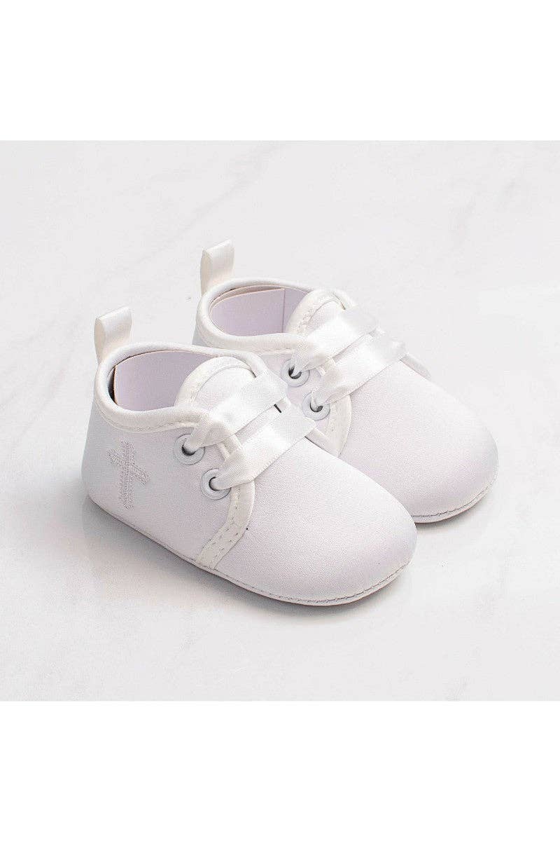 Baby Cross Embroidery Shoes