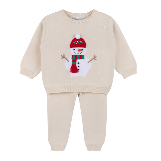 Baby & Toddler Boys Holiday Snowman Knit Set