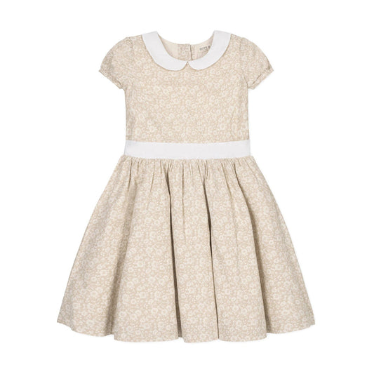 Linen Dress with Peter Pan Collar