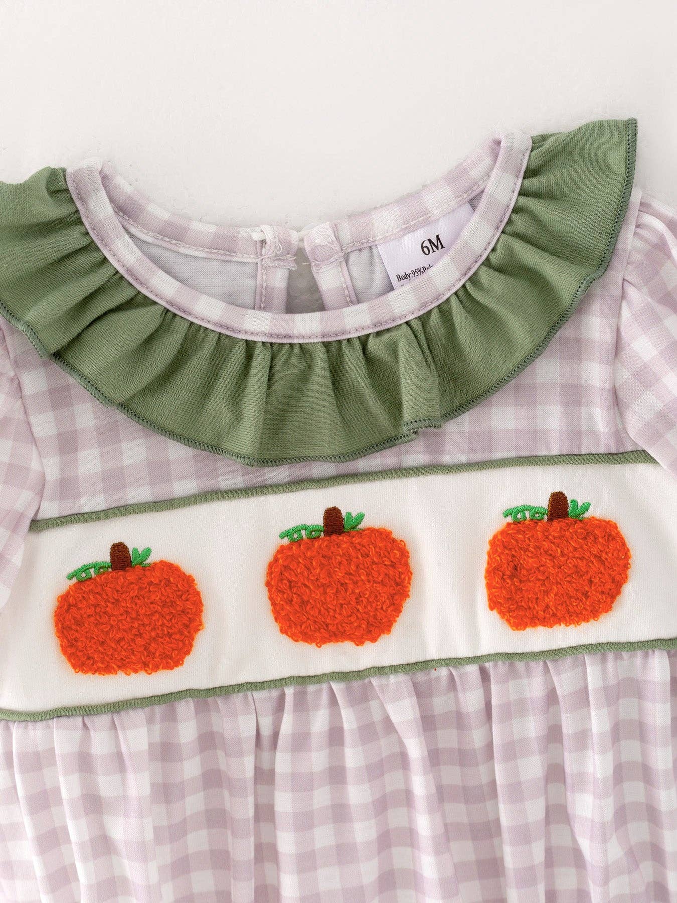 Halloween Girls Pumpkin Romper