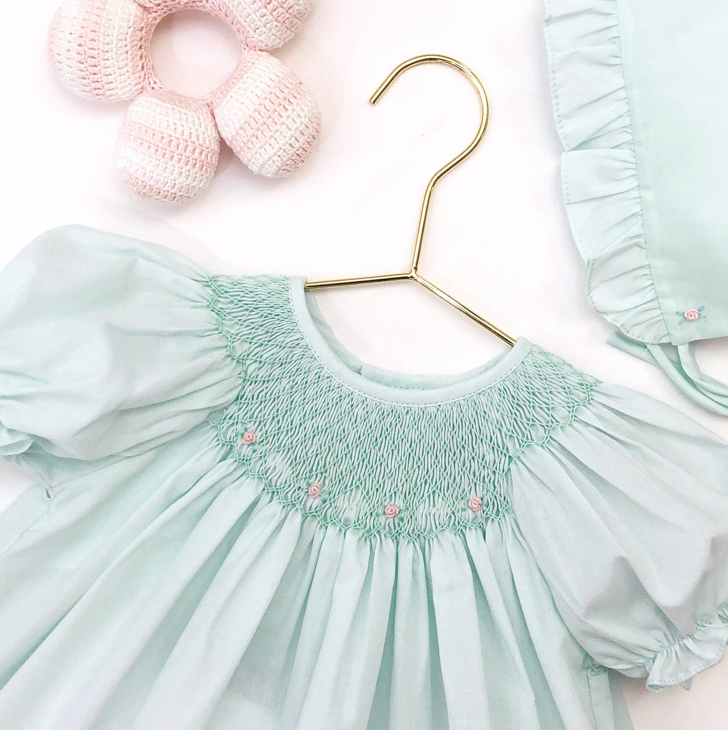 Smocked Daygown with Embroidery