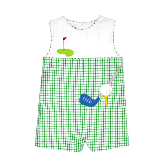 Sunsuit with Golf Themed Applique
